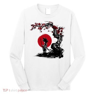 Japanese Sunset Style Long Sleeve Shirt