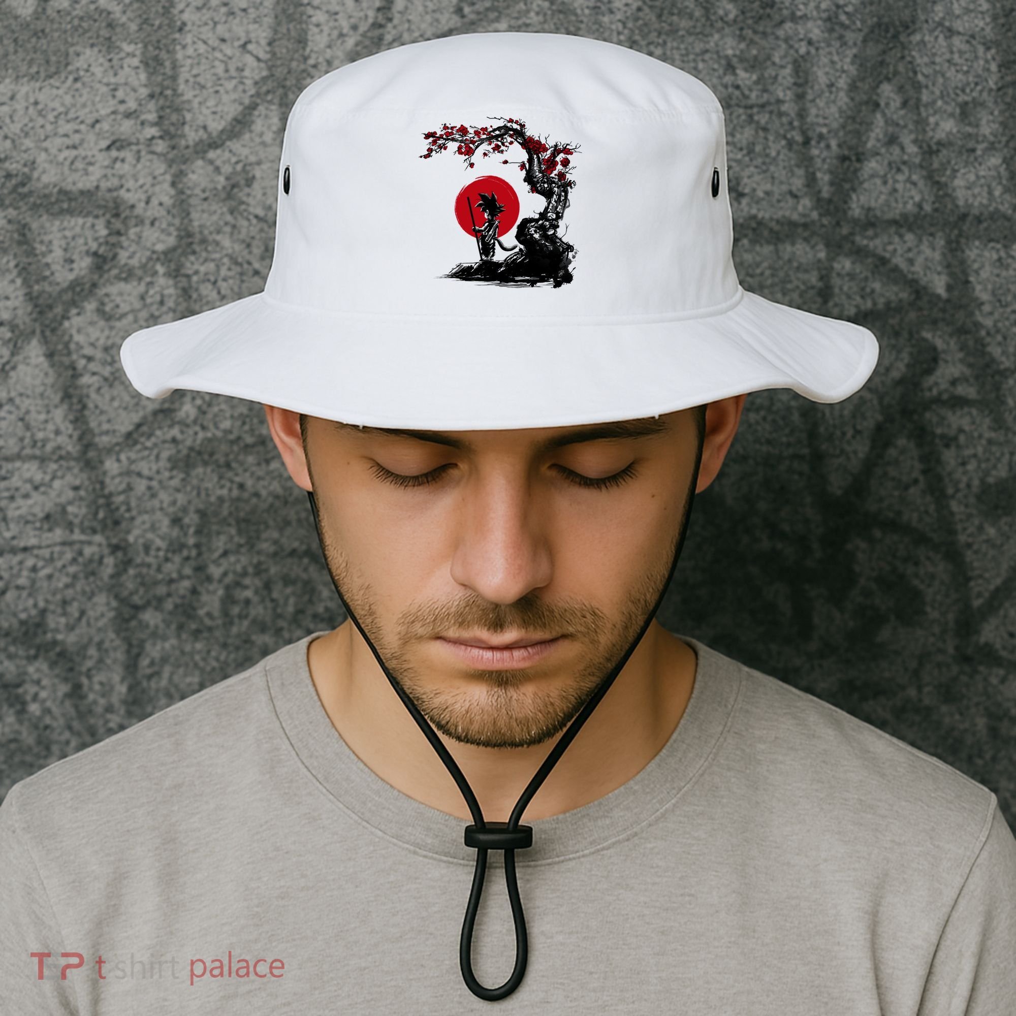 Japanese Sunset Style Bucket Hat