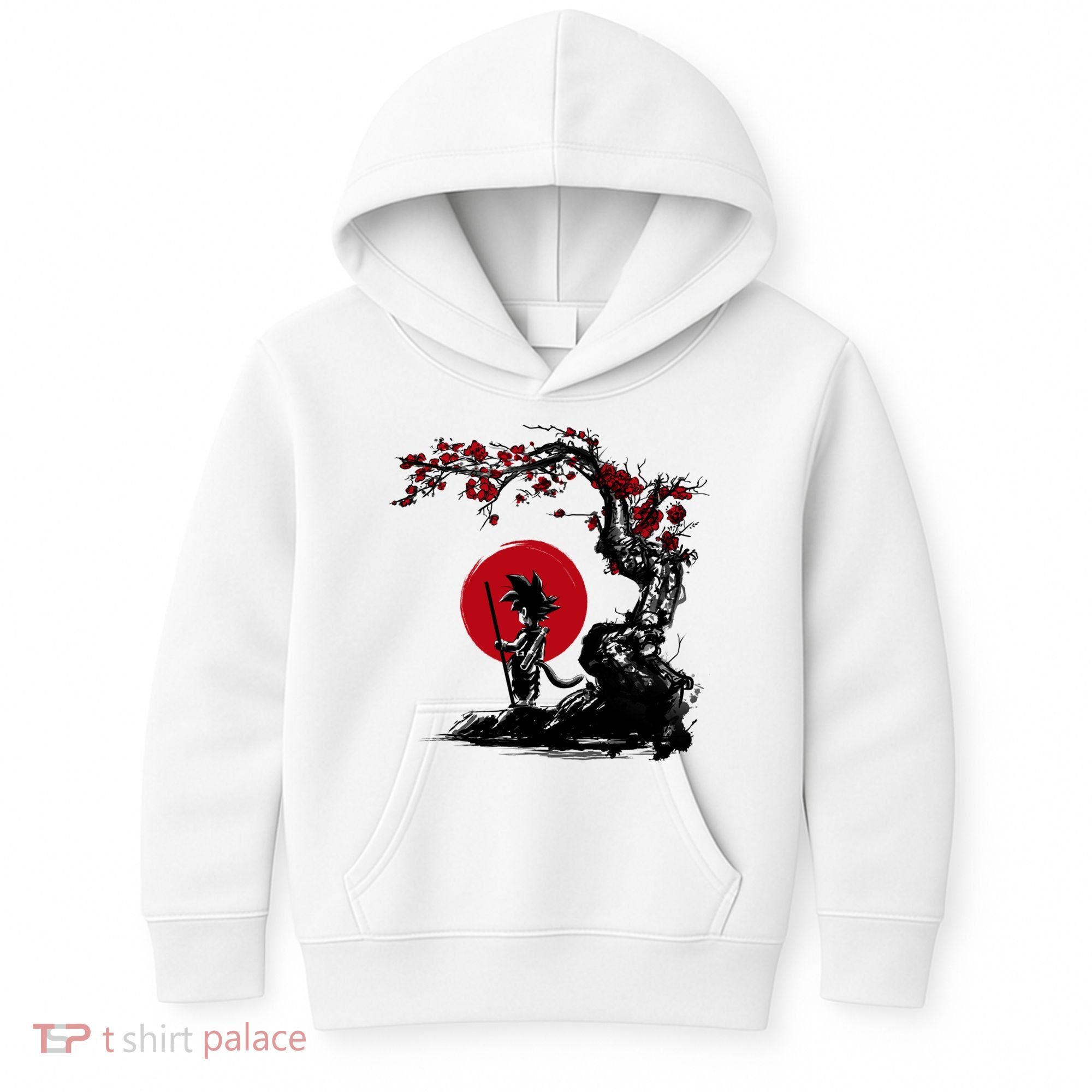 Japanese Sunset Style Kids Hoodie