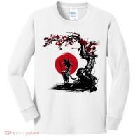 Japanese Sunset Style Kids Long Sleeve Shirt thumb 0