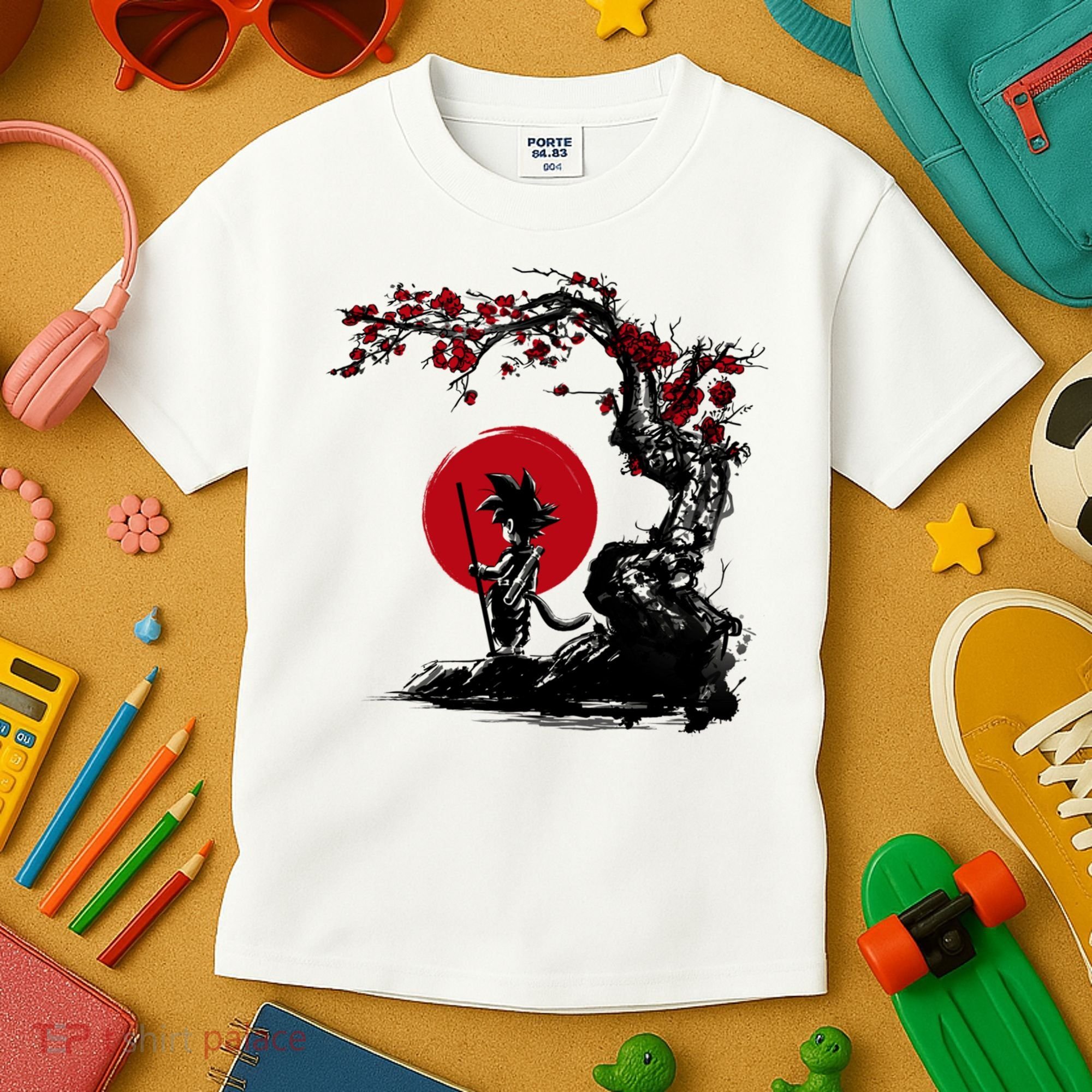 Japanese Sunset Style Kids T-Shirt
