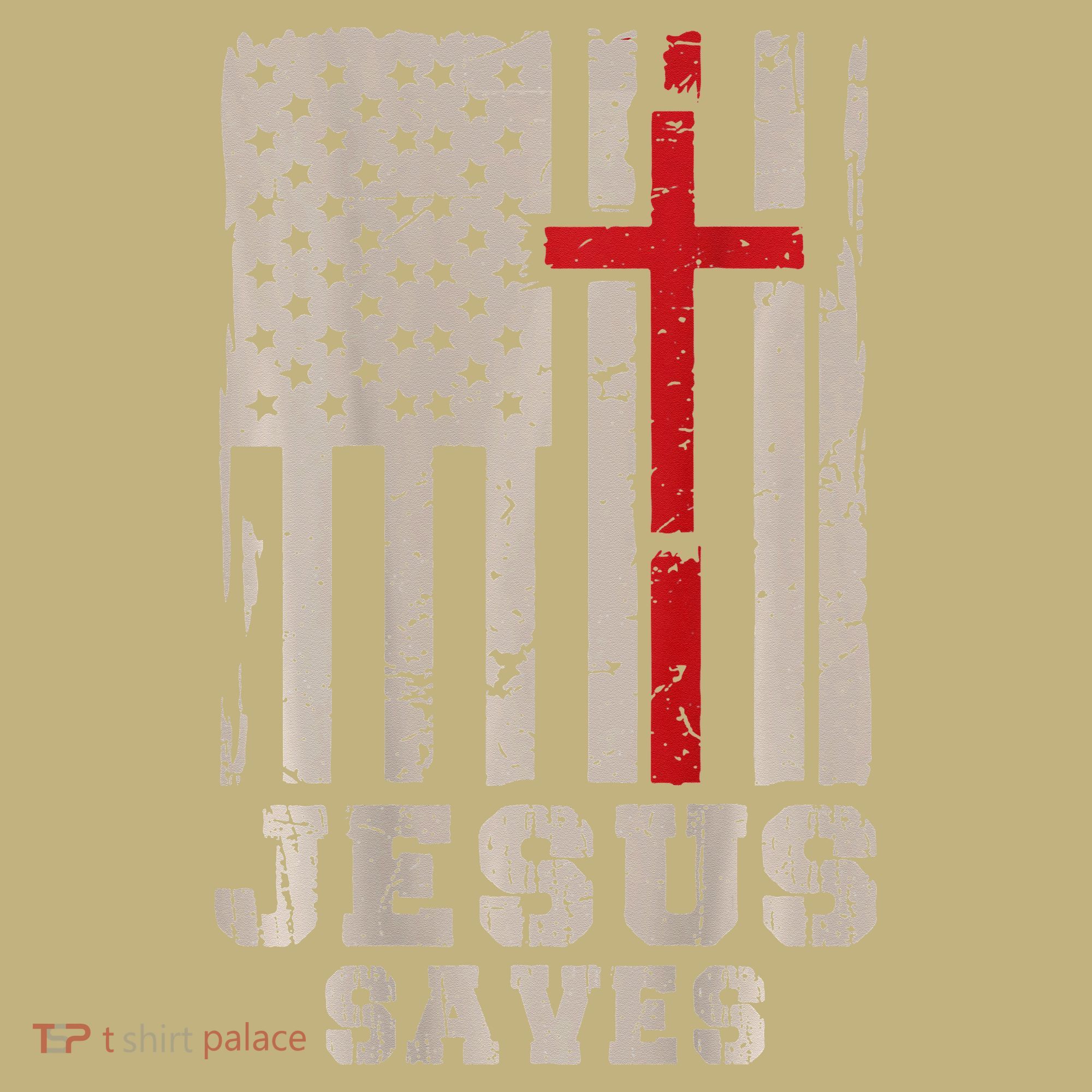 Jesus Saves S Christian Faith Cross Graphic T-Shirt