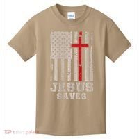 Jesus Saves S Christian Faith Cross Graphic Kids T-Shirt thumb 0