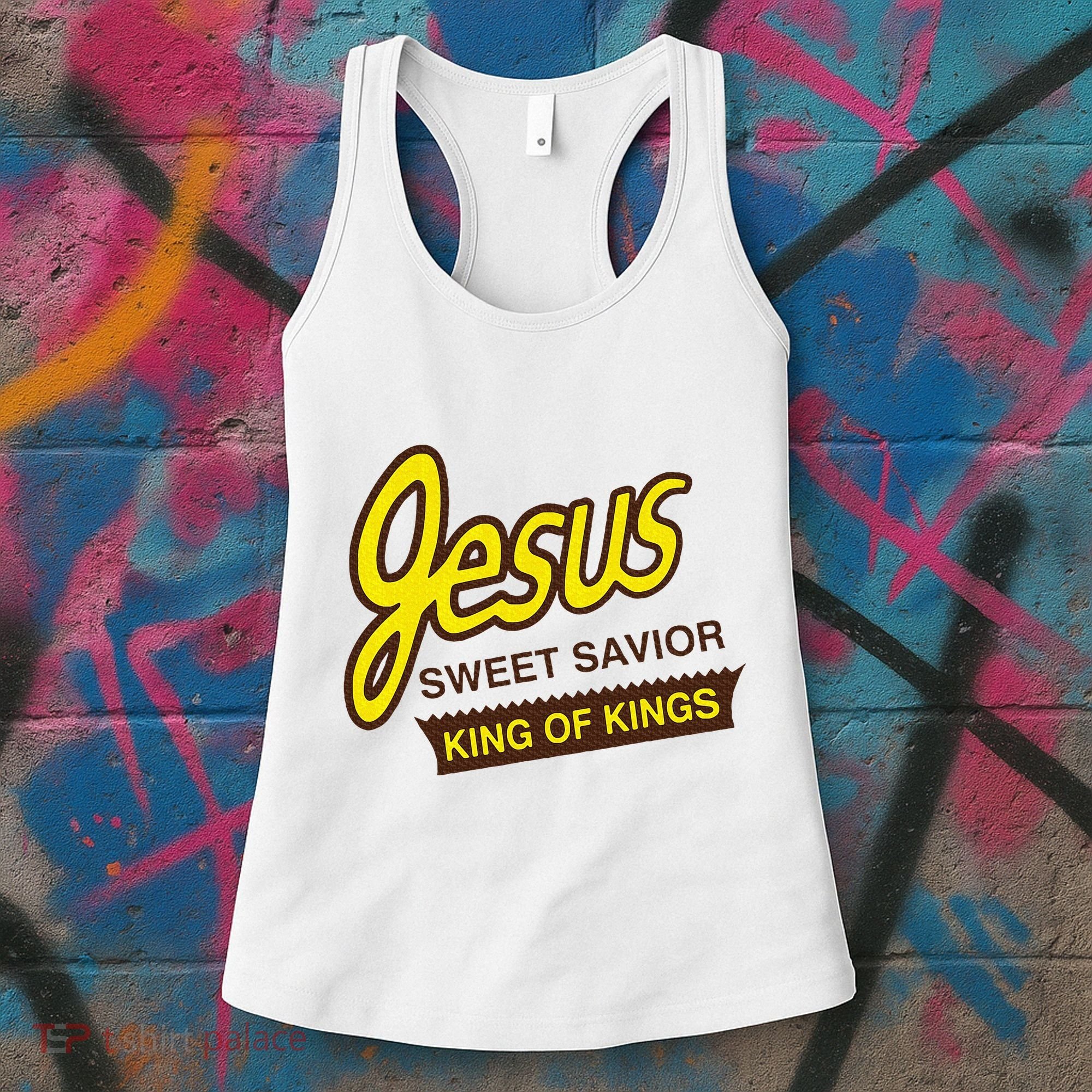 Jesus Sweet Savior King Of Kings Christian Faith Apparel Women's Tank Top