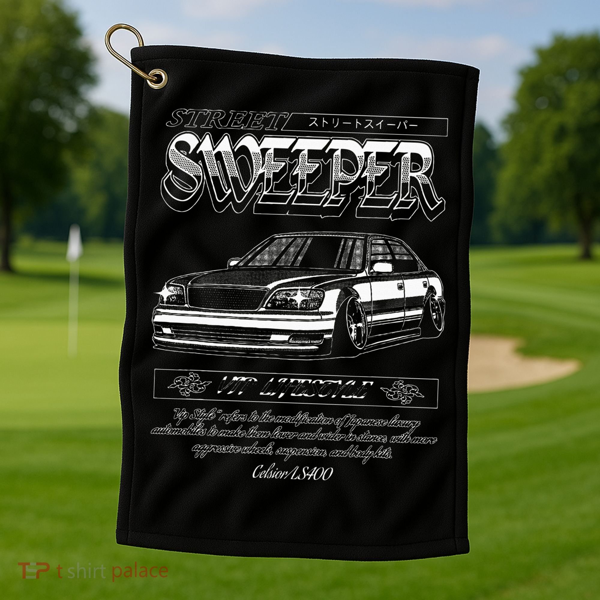 Jdm Street Sweeper Ls400 Vip Golf Towel