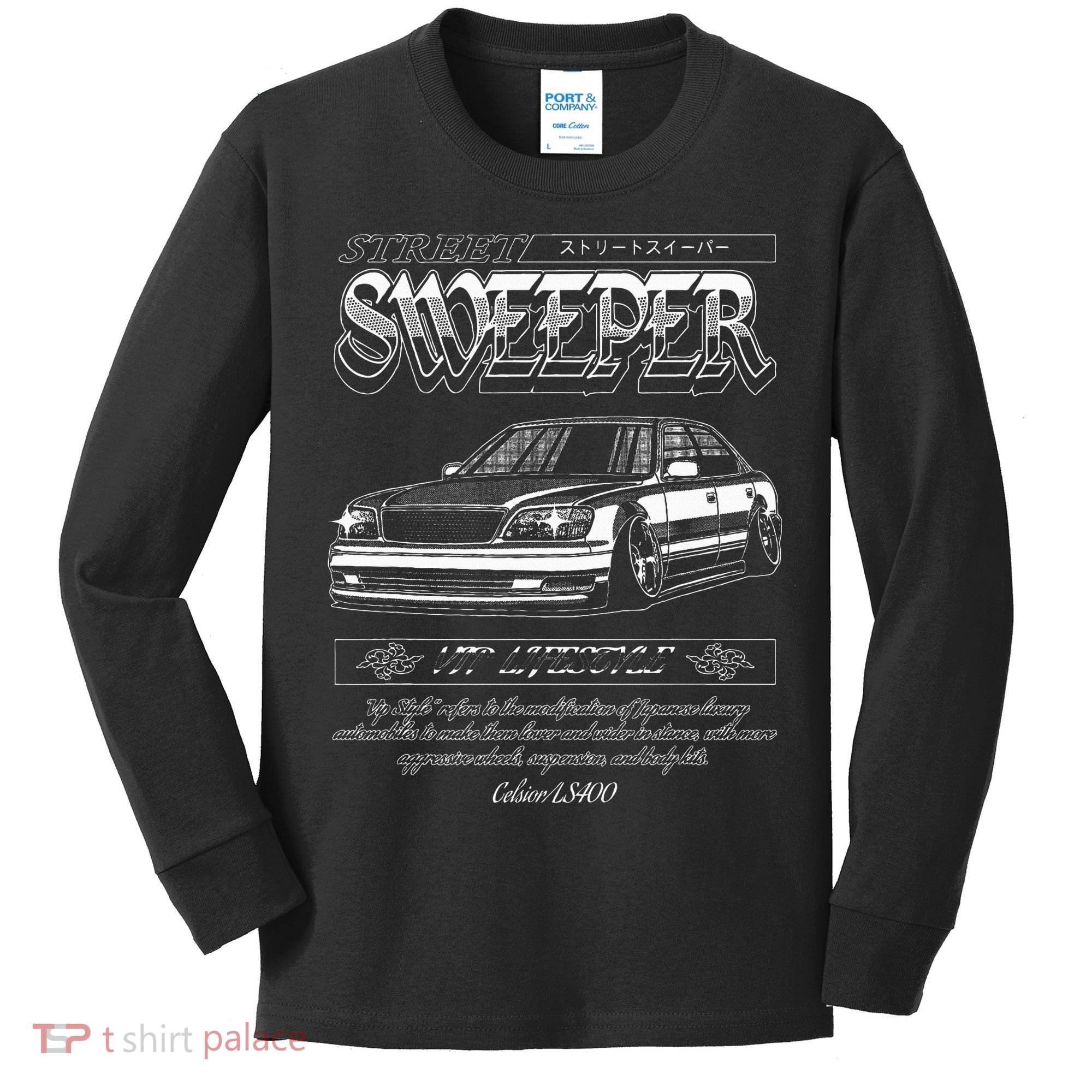 Jdm Street Sweeper Ls400 Vip Kids Long Sleeve Shirt