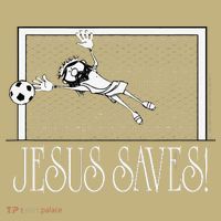 Jesus Saves Soccer Long Sleeve Shirt thumb 2