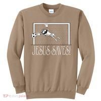Jesus Saves Soccer Sweatshirt thumb 0