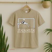 Jesus Saves Soccer T-Shirt thumb 2