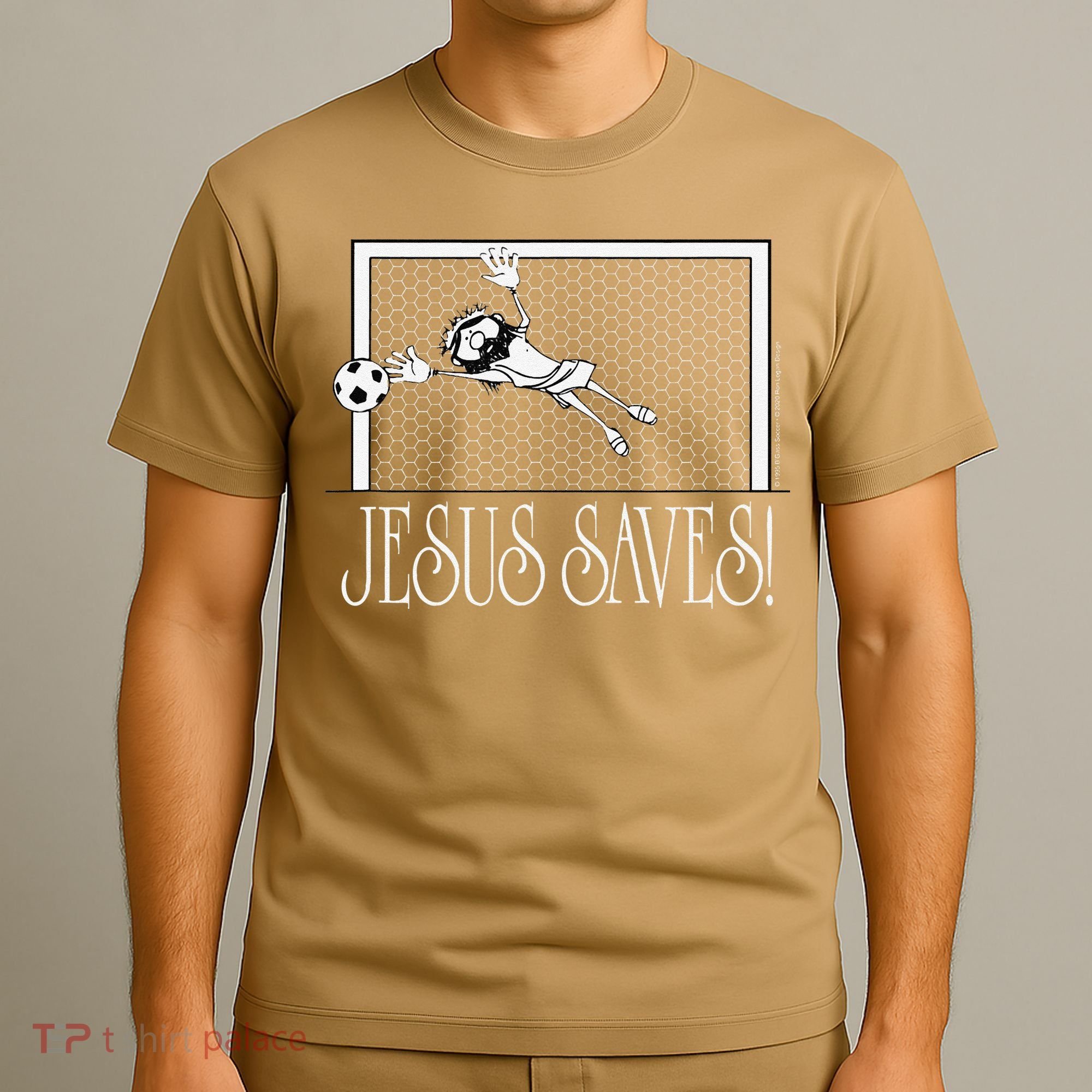 Jesus Saves Soccer T-Shirt