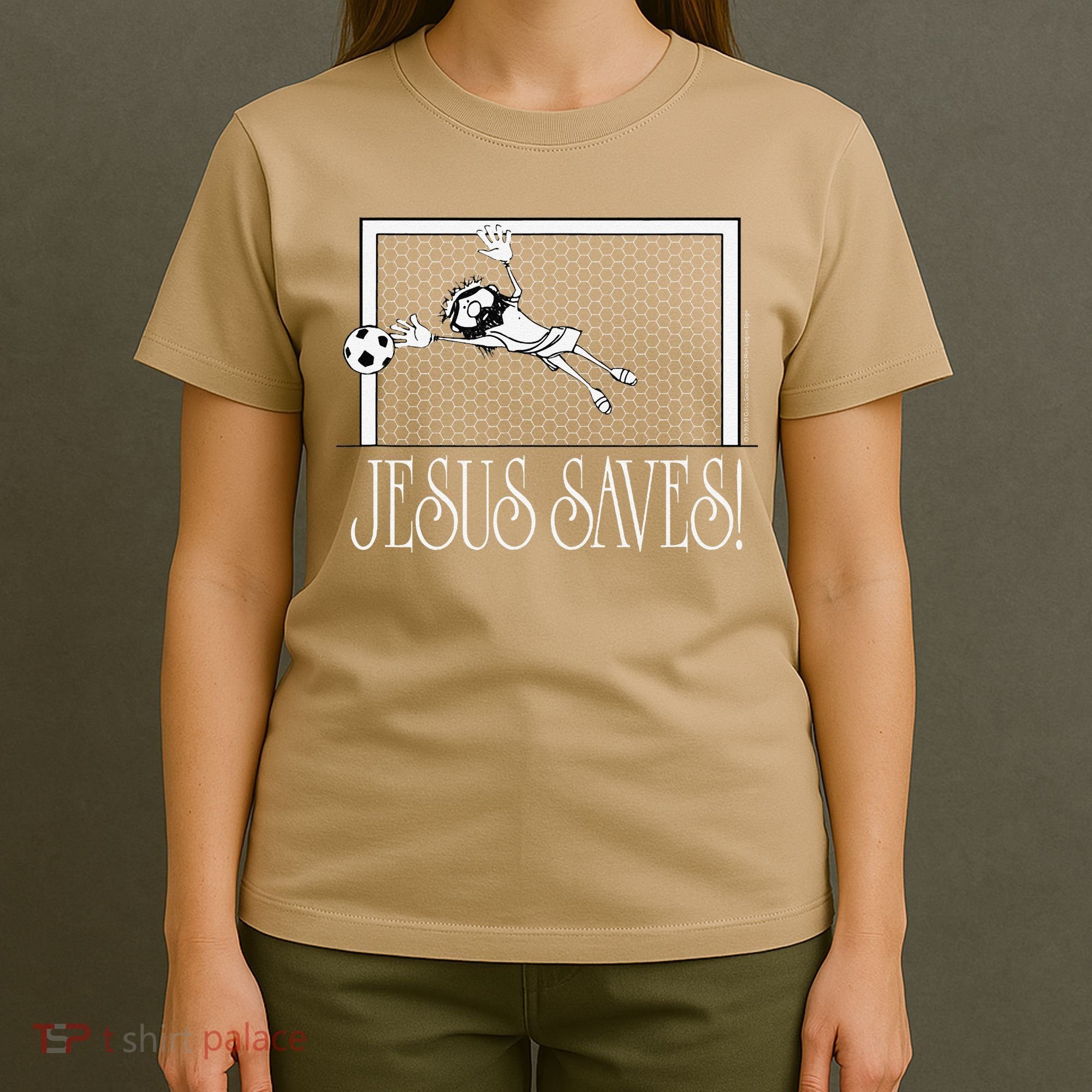 Jesus Saves Soccer T-Shirt