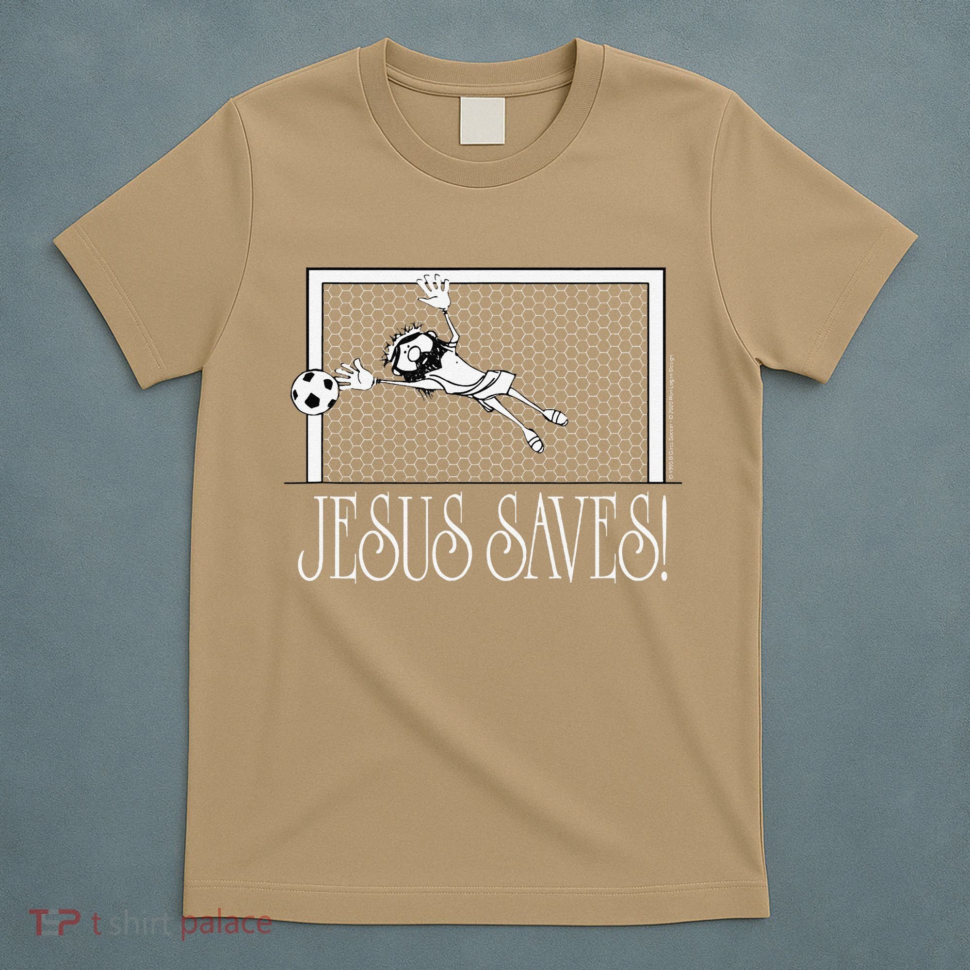 Jesus Saves Soccer T-Shirt