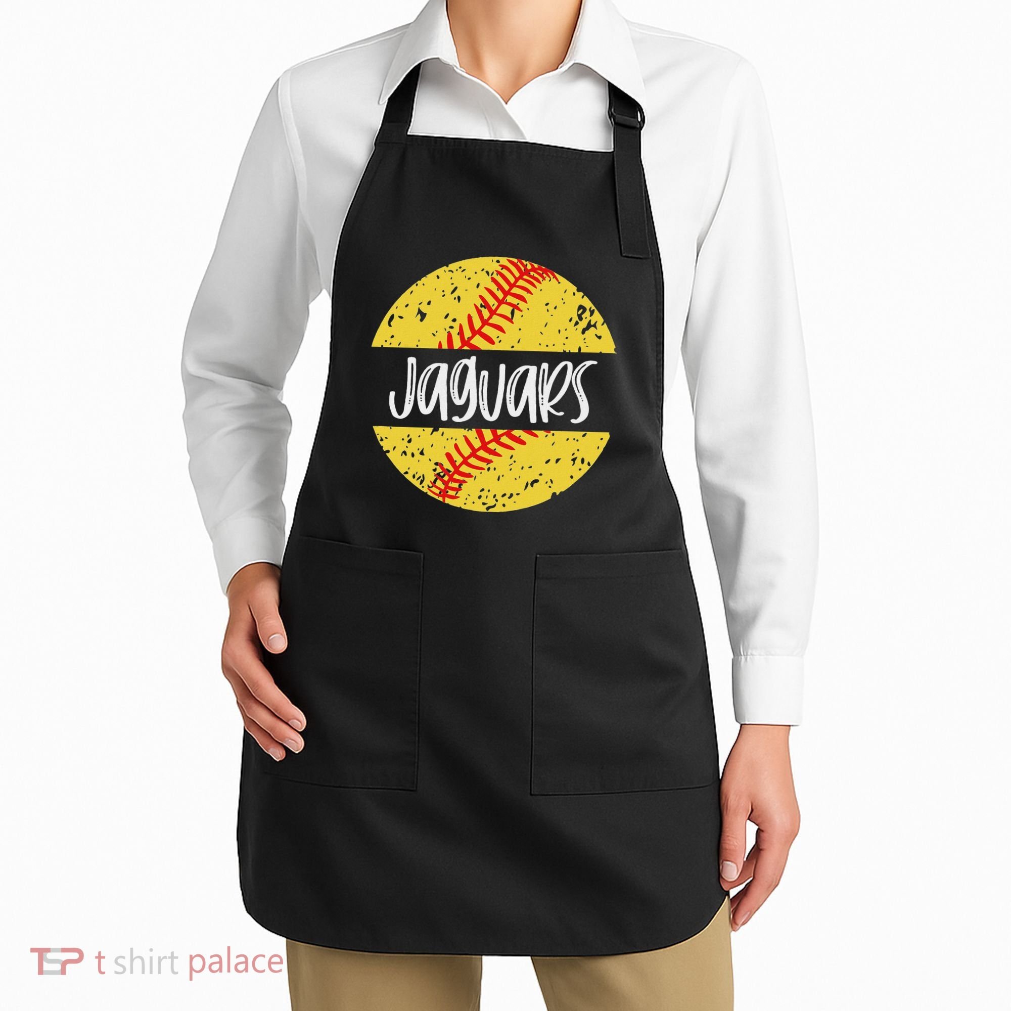 Jaguars Softball Team Mascot School Spirit Game Day Apron