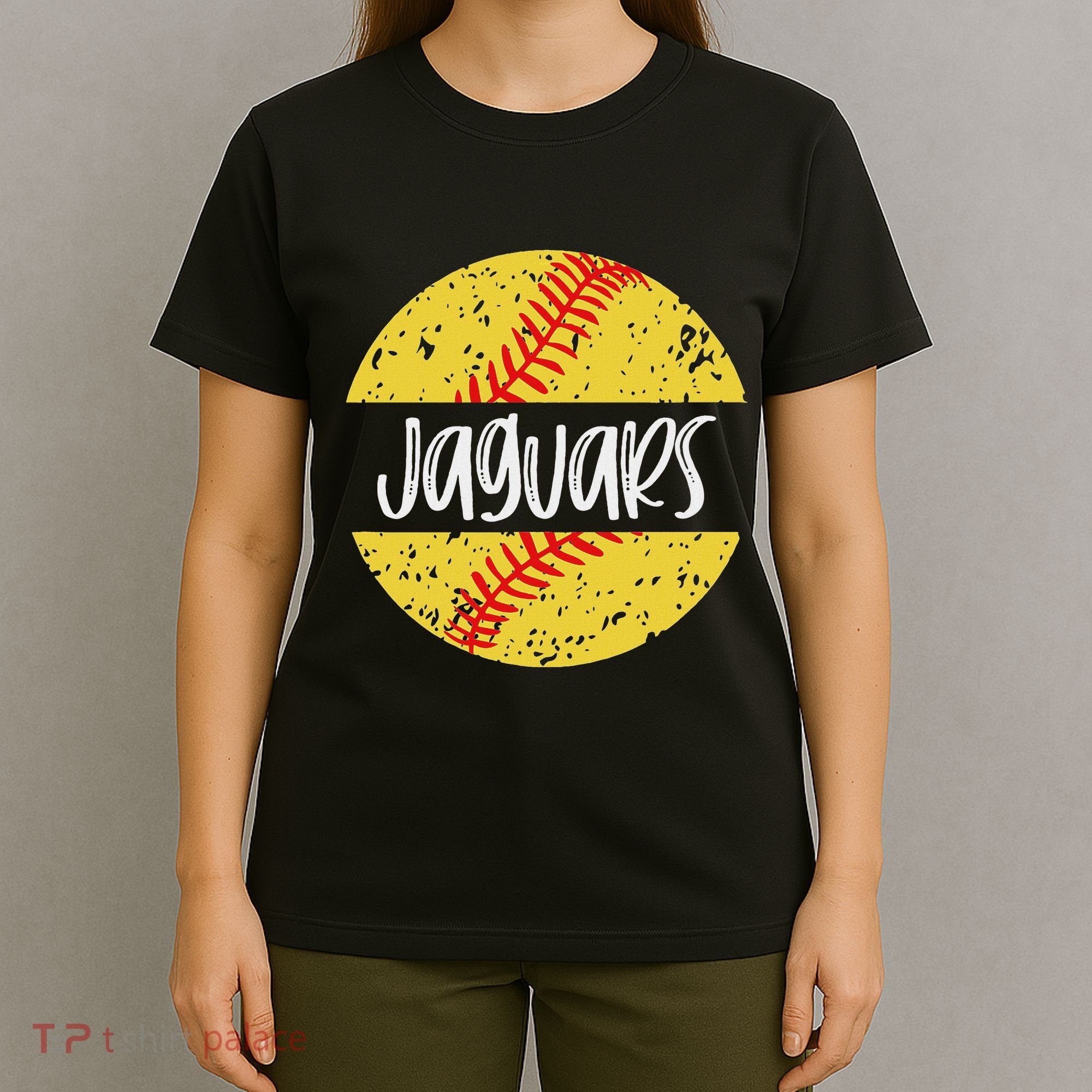 Jaguars Softball Team Mascot School Spirit Game Day T-Shirt