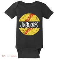 Jaguars Softball Team Mascot School Spirit Game Day Baby Bodysuit thumb 0