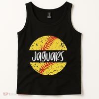 Jaguars Softball Team Mascot School Spirit Game Day Tank Top thumb 2