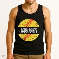 Jaguars Softball Team Mascot School Spirit Game Day Tank Top thumb 3
