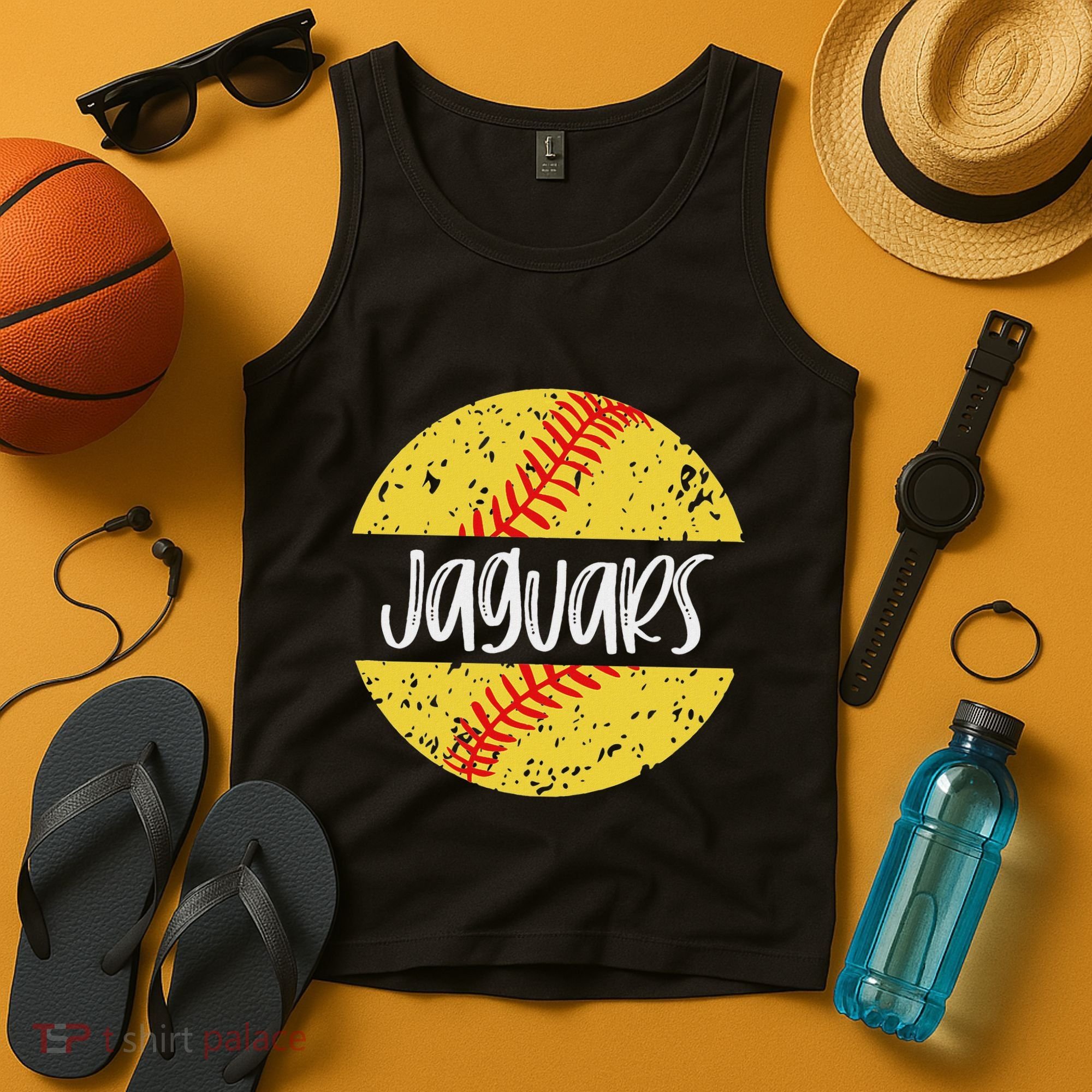 Jaguars Softball Team Mascot School Spirit Game Day Tank Top