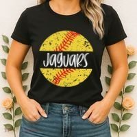 Jaguars Softball Team Mascot School Spirit Game Day Women's T-Shirt thumb 2