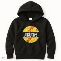 Jaguars Softball Team Mascot School Spirit Game Day Kids Hoodie thumb 0