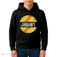 Jaguars Softball Team Mascot School Spirit Game Day Kids Hoodie thumb 4