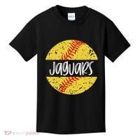 Jaguars Softball Team Mascot School Spirit Game Day Kids T-Shirt thumb 0