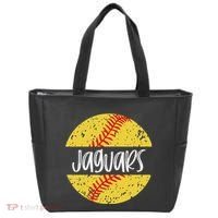 Jaguars Softball Team Mascot School Spirit Game Day Tote Bag thumb 0