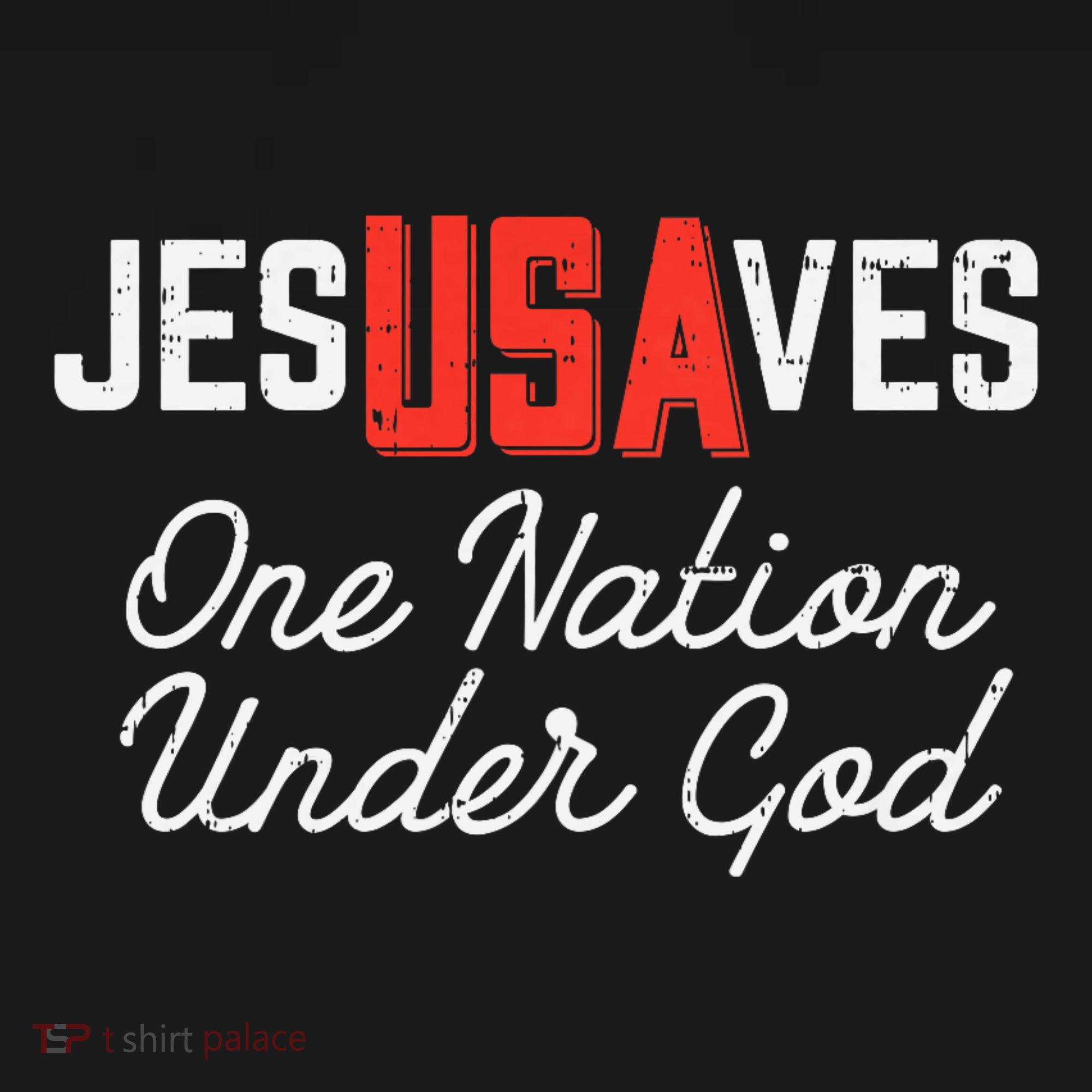 Jesus Saves Usa One Nation Under God Jesus Christian Gift Women's Tank Top