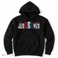 Jesus Saves USA Faith 4th Of July Hoodie thumb 0