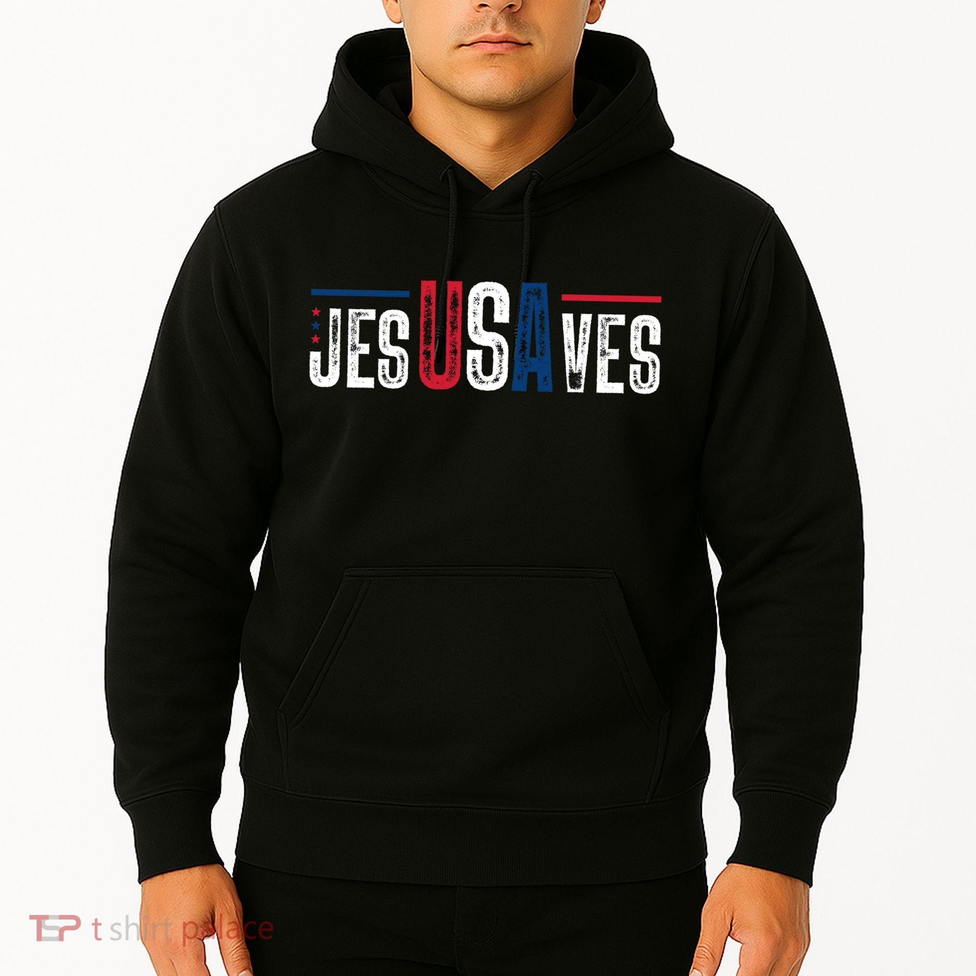 Jesus Saves USA Faith 4th Of July Hoodie
