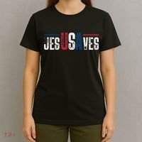 Jesus Saves USA Faith 4th Of July T-Shirt thumb 4