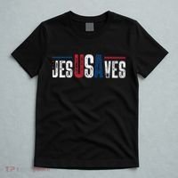 Jesus Saves USA Faith 4th Of July T-Shirt thumb 5