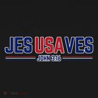 Jesus Saves Usa Christian Patriotic Jesusaves Women's Hoodie thumb 2