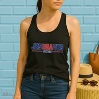 Jesus Saves Usa Christian Patriotic Jesusaves Women's Tank Top thumb 2