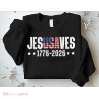 Jesus Saves USA 1776-2026 250 Years Sweatshirt thumb 2