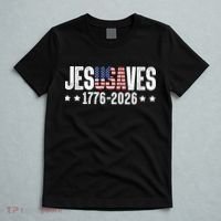Jesus Saves USA 1776-2026 250 Years T-Shirt thumb 5