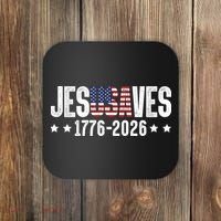 Jesus Saves USA 1776-2026 250 Years Coaster thumb 0