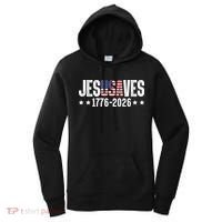 Jesus Saves USA 1776-2026 250 Years Women's Hoodie thumb 0