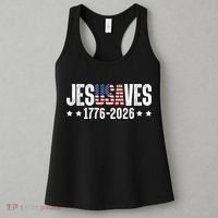 Jesus Saves USA 1776-2026 250 Years Women's Tank Top thumb 3