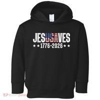Jesus Saves USA 1776-2026 250 Years Toddler Hoodie thumb 0