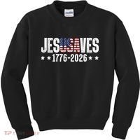 Jesus Saves USA 1776-2026 250 Years Kids Sweatshirt thumb 0
