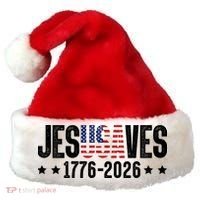 Jesus Saves USA 1776-2026 250 Years Santa Hat thumb 0