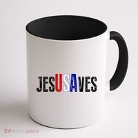 Jesus Saves USA  Coffee Mug thumb 1