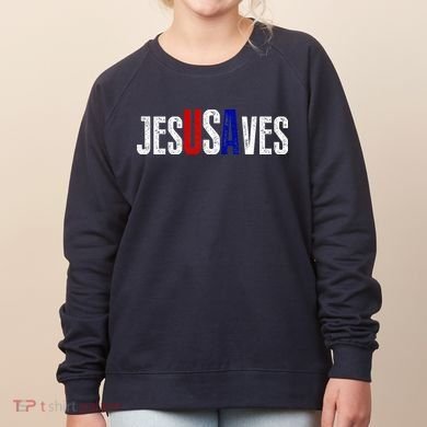 Jesus Saves USA  Women's Sweatshirt