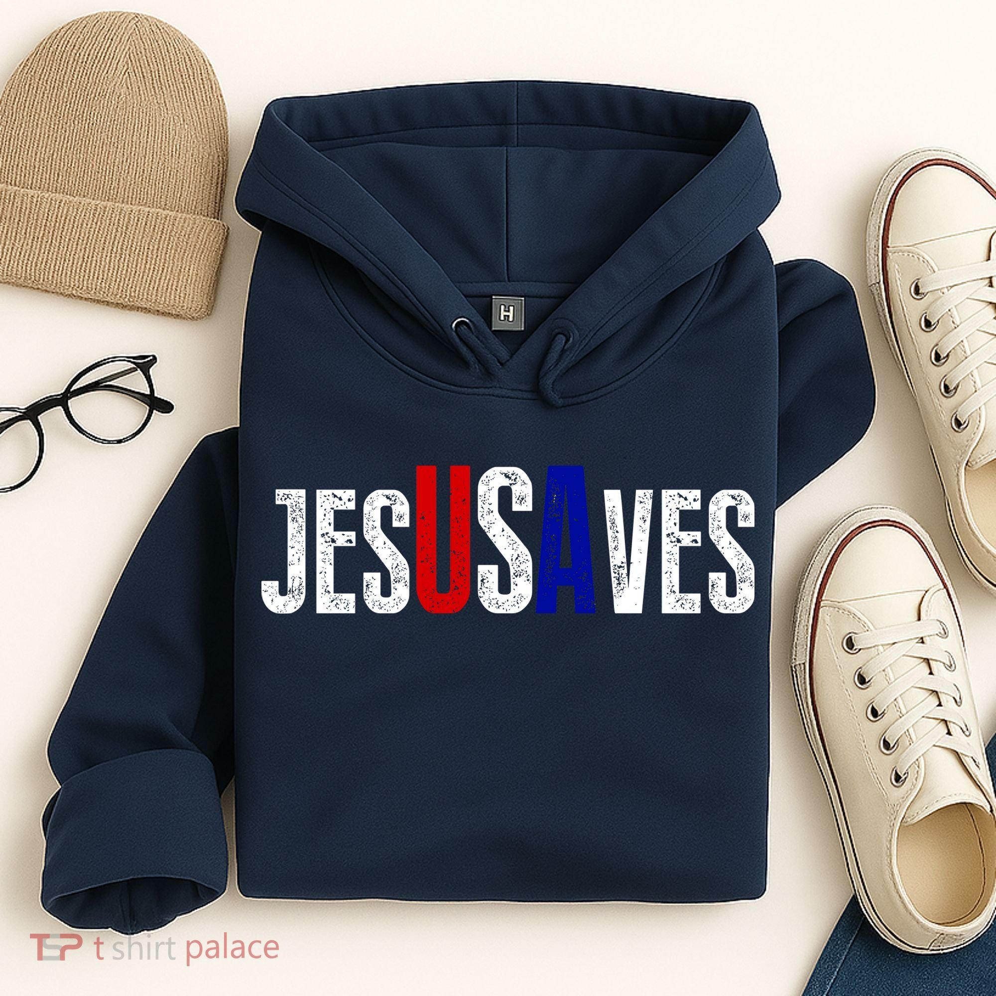 Jesus Saves USA  Hoodie