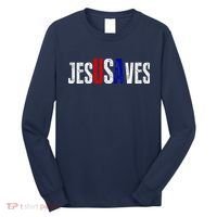 Jesus Saves USA  Long Sleeve Shirt thumb 0