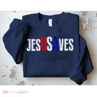 Jesus Saves USA  Sweatshirt thumb 2