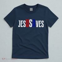 Jesus Saves USA  T-Shirt thumb 5