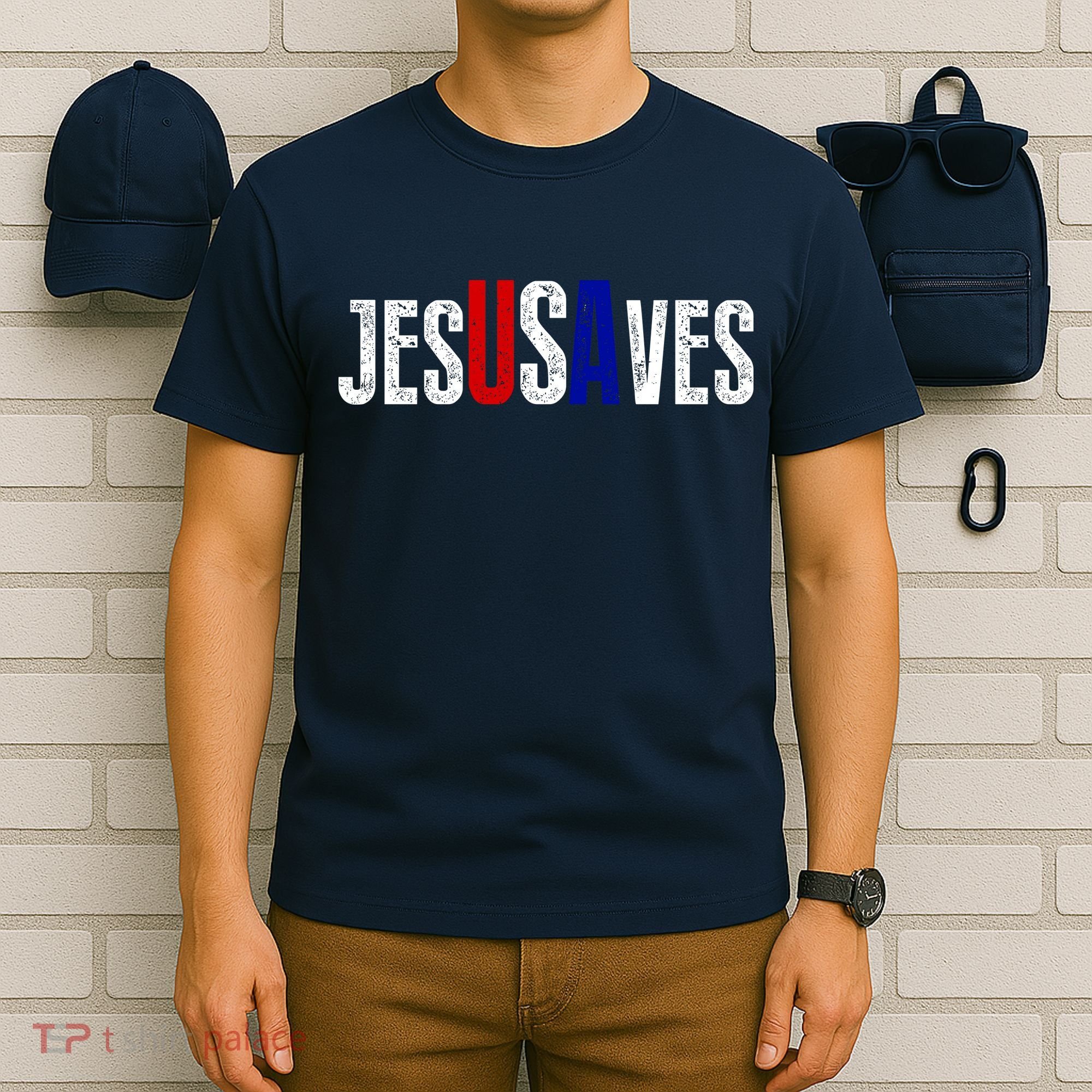 Jesus Saves USA  T-Shirt