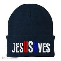 Jesus Saves USA  Beanie thumb 0